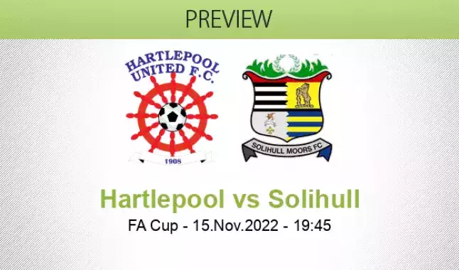 Match Preview: Hartlepool United vs Solihull Moors