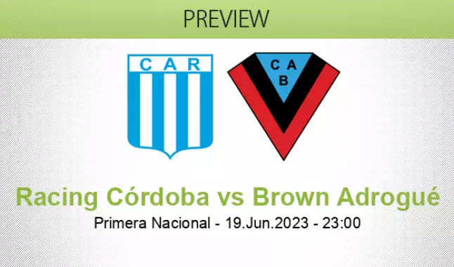 Racing Córdoba Brown de Adrogué betting prediction