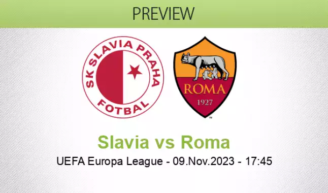 Slavia Praha vs Roma – Group Stage – Preview & Prediction